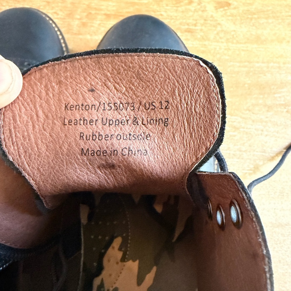 Warfield & Grand Black Leather Men's Boots - Picture 6 of 8